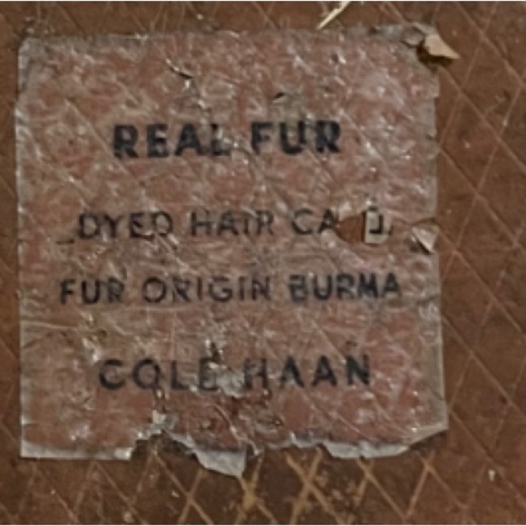 Cole Haan Women’s Classics Etta Ankle Bootie Leopard Print Real Fur size 8 - Picture 8 of 8